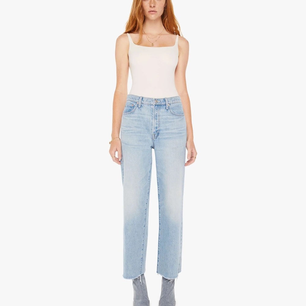 Rambler MOTHER superior zip ankle fray 34